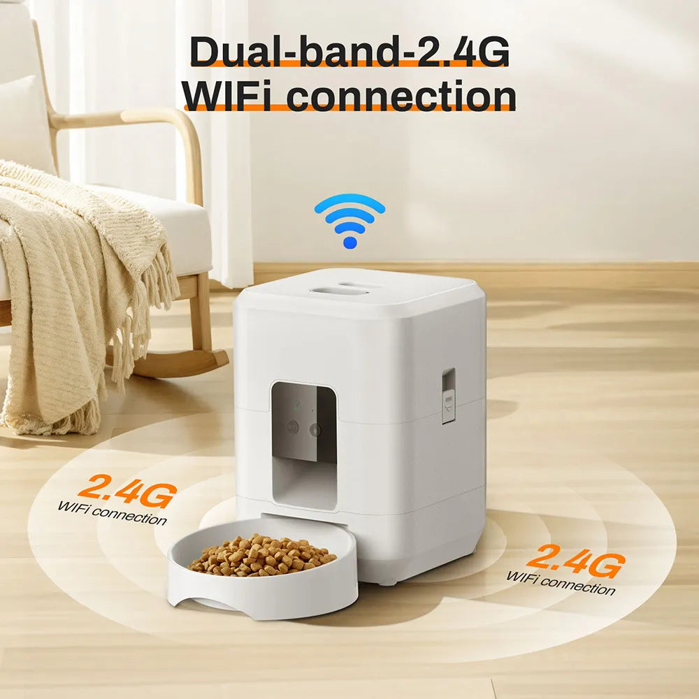 🐾 Pet Lux Lounge™ Smart WiFi Futterautomat 2L