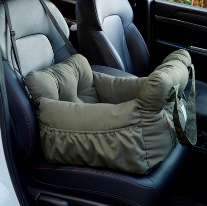 Teddyngton TravelNest™ – Luxus Hundeautositz & Reisebett.