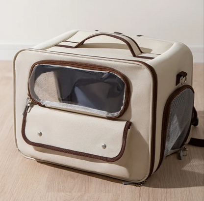 🐾 Pet Lux Lounge™ Premium PetTravel Rucksack