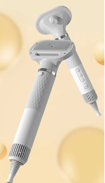 🐾 PawGroom™ 2-in-1 Haustier-Haartrockner & Pflegebürste