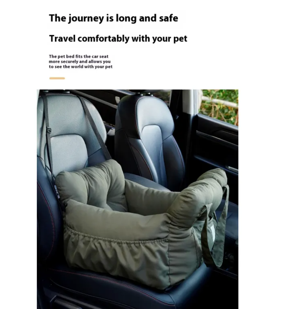 Teddyngton TravelNest™ – Luxus Hundeautositz & Reisebett.