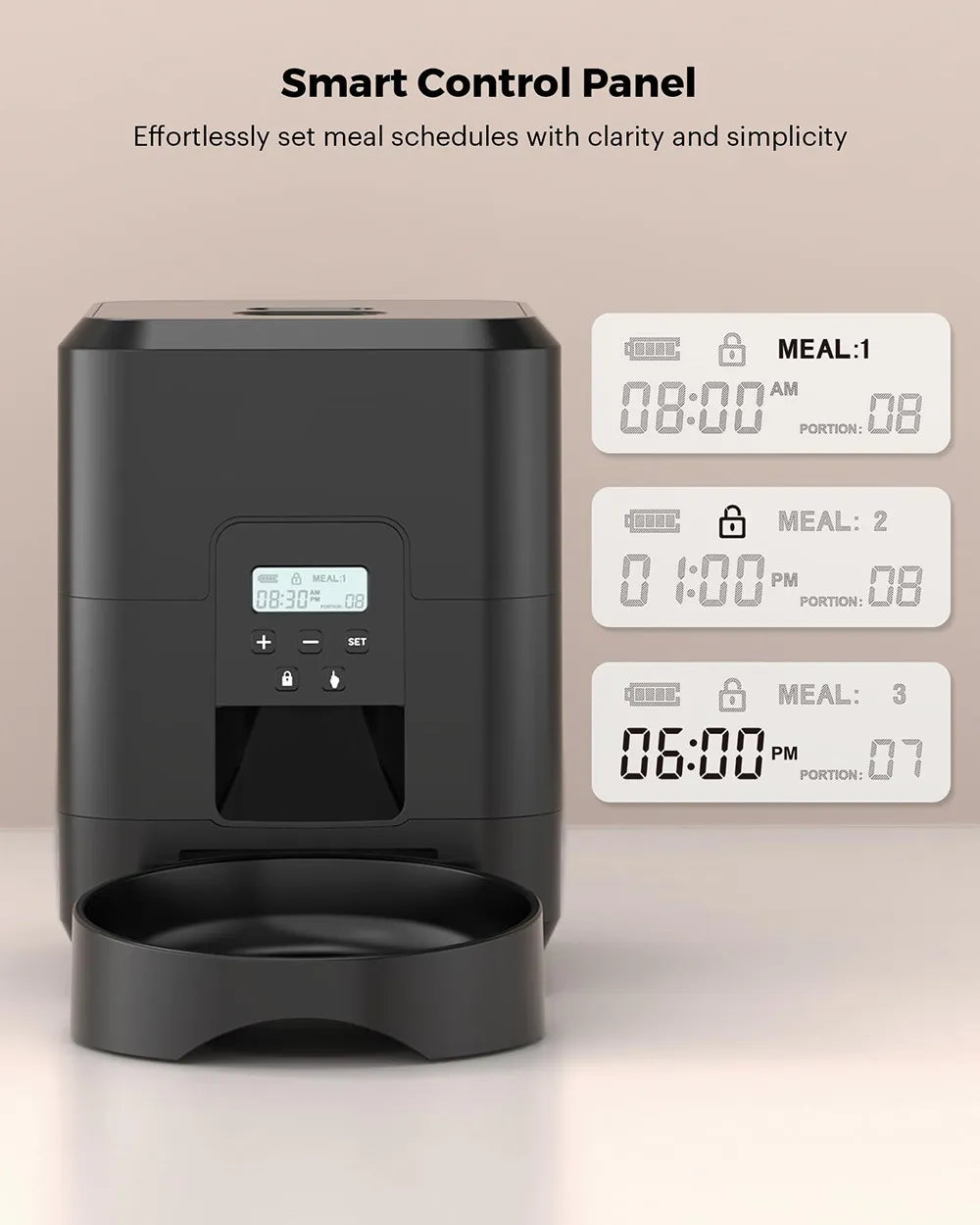 🐾 Pet Lux Lounge™ Smart WiFi Futterautomat 2L