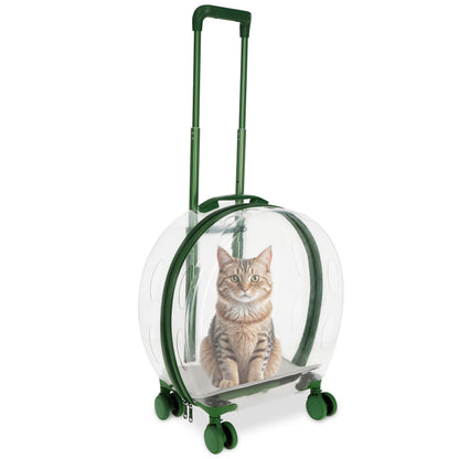 Haustiertransportbox auf Rädern
