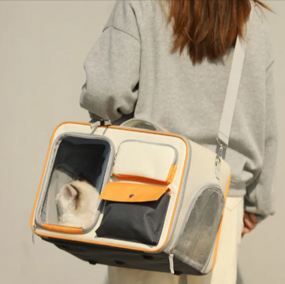 🐾 Pet Lux Lounge™ Premium PetTravel Rucksack