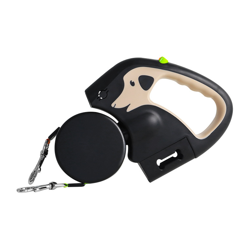 🐾 Pet Lux Lounge™ Premium Doppel-Rollleine  Zwei Hunde. Eine Leine.