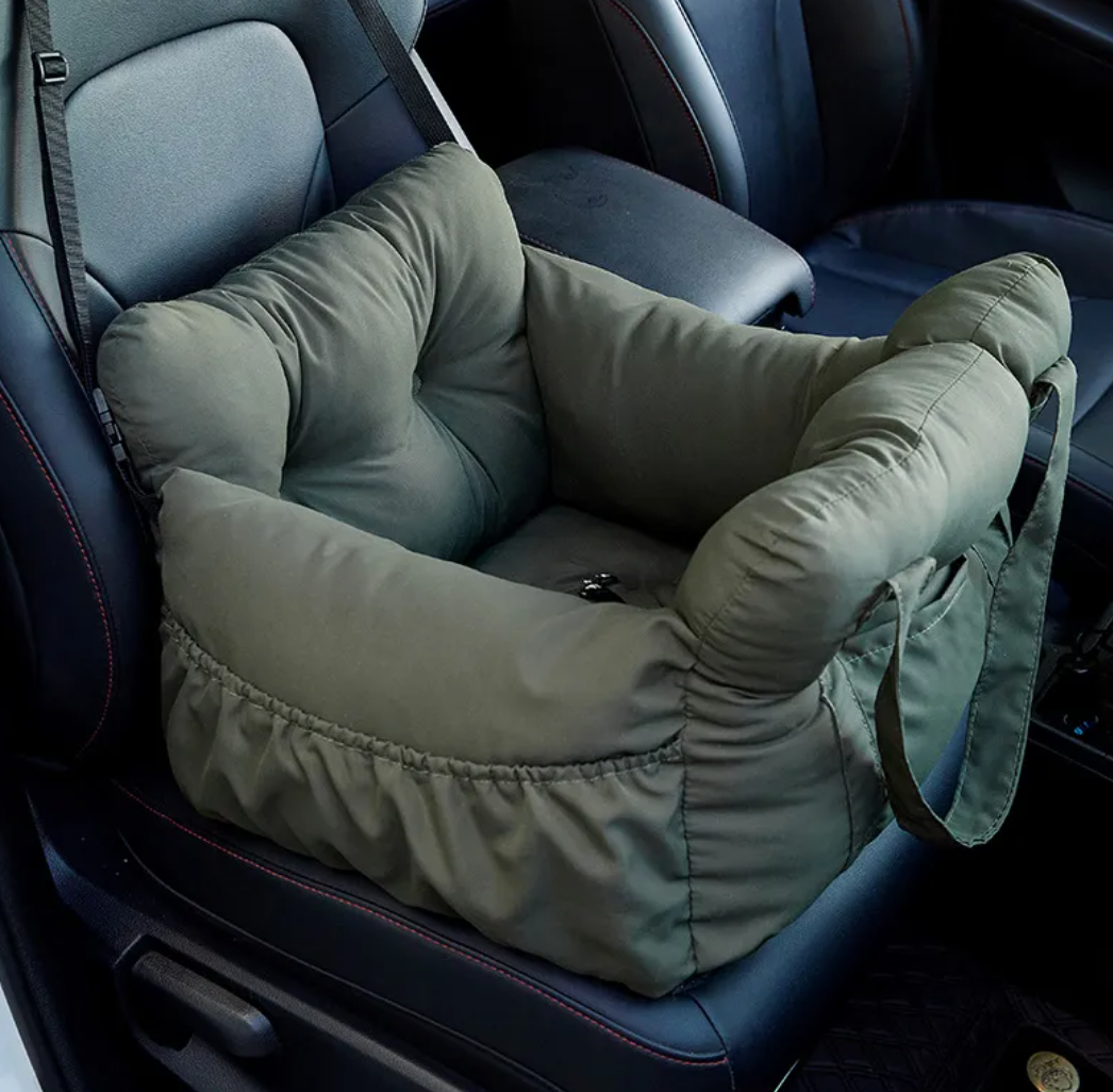 Teddyngton TravelNest™ – Luxus Hundeautositz & Reisebett.