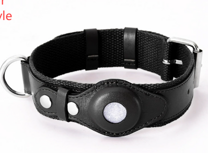 Hundehalsband aus Leder mit Ortungsfunktion