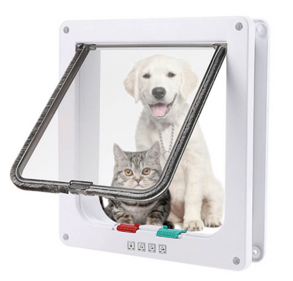 🐾 Pet Lux Lounge™ Premium Haustierklappe mit Sicherheitsverschluss