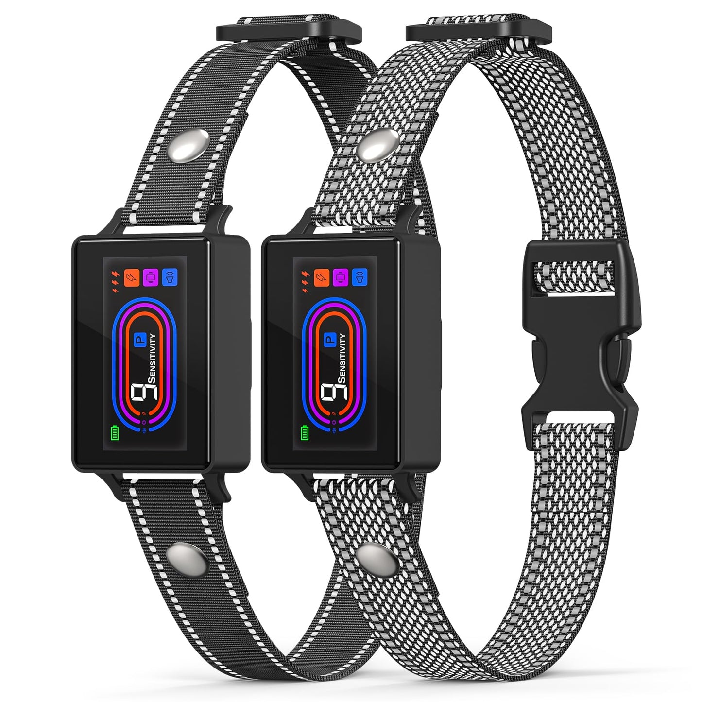 2 Pack Automatisches Anti-Bell-Halsband für Hunde – Intelligente und schonende Bellkontrolle