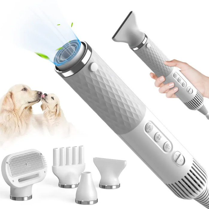 🐾 PawGroom™ 2-in-1 Haustier-Haartrockner & Pflegebürste