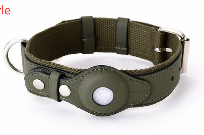 Hundehalsband aus Leder mit Ortungsfunktion