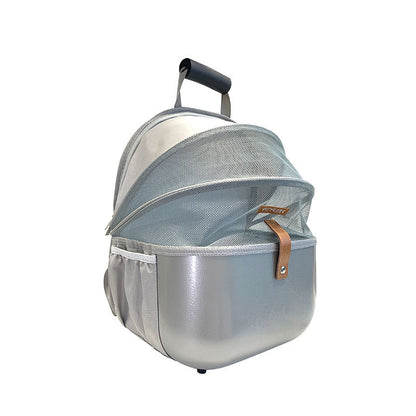 Katzen-Transportrucksack im Raumkapsel-Design für Reisen im Freien