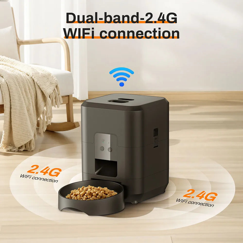 🐾 Pet Lux Lounge™ Smart WiFi Futterautomat 2L