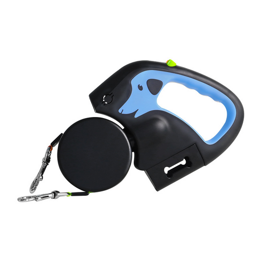 🐾 Pet Lux Lounge™ Premium Doppel-Rollleine  Zwei Hunde. Eine Leine.