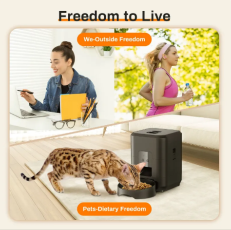 🐾 Pet Lux Lounge™ Smart WiFi Futterautomat