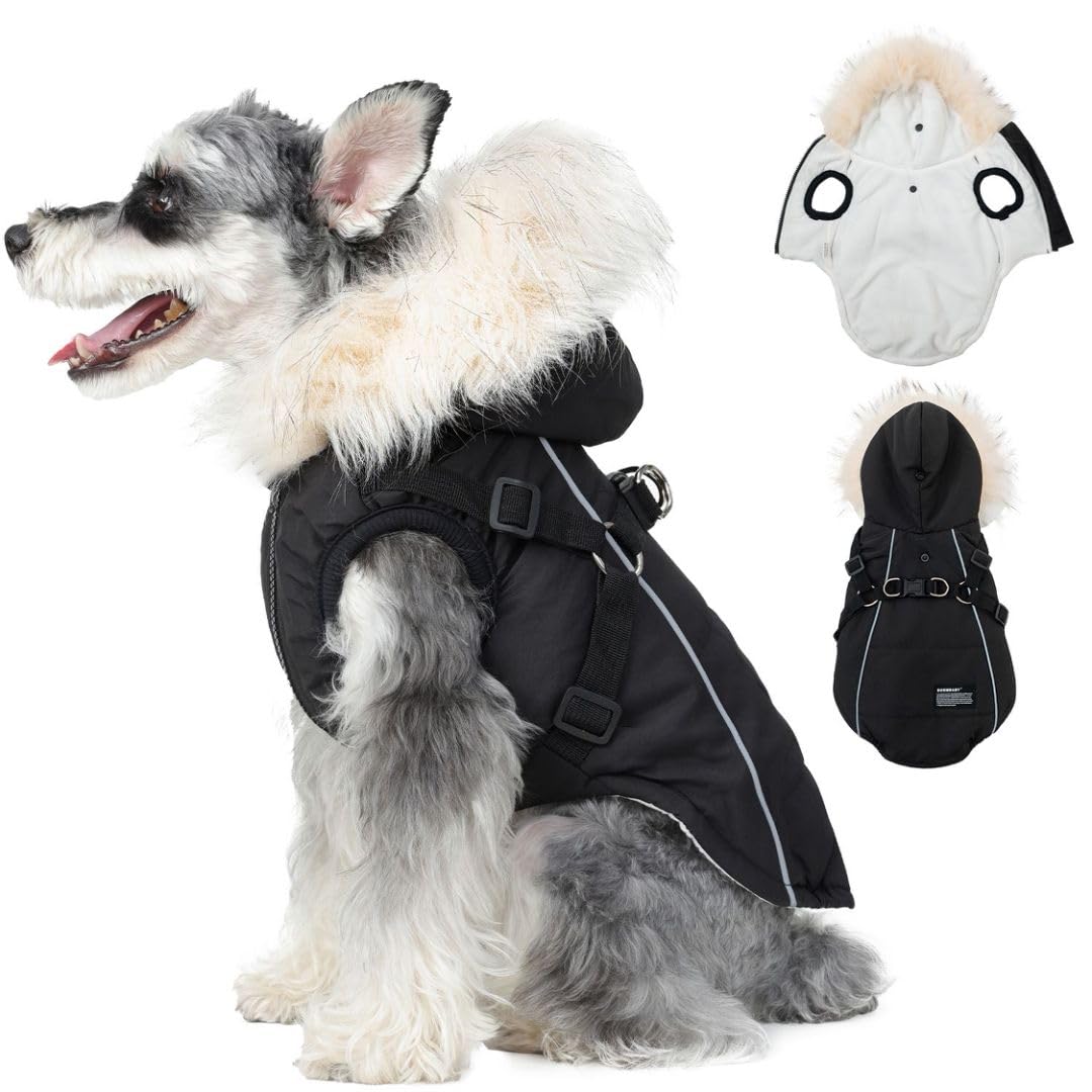 Hunde-Winterjacke aus wasserdichtem Materia