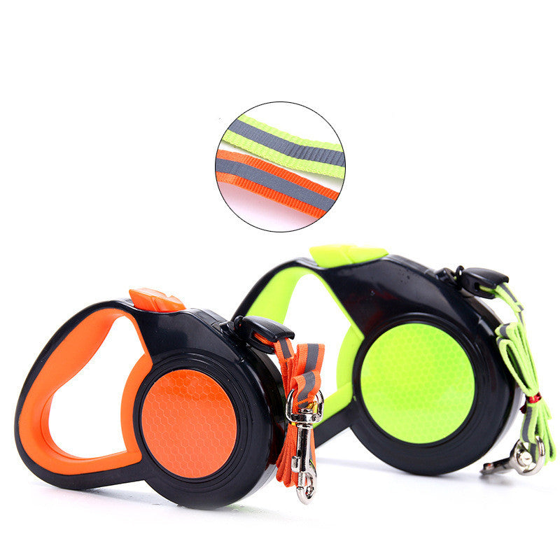 🐾 Pet Lux Lounge™ Reflective Premium Rollleine Sicherheit trifft auf Stil – bei Tag und Nach