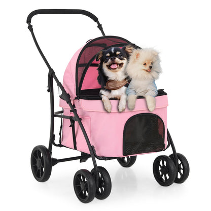 🐾 Pet Lux Lounge™ Premium Haustierwagen 3-Eingänge Deluxe